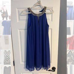 Vince Camuto Cobalt Blue Gladiator Dress, Size 10